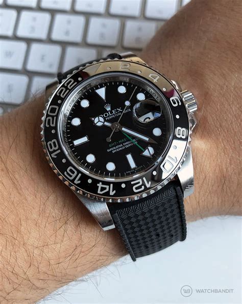 rolex master ii rubber bands